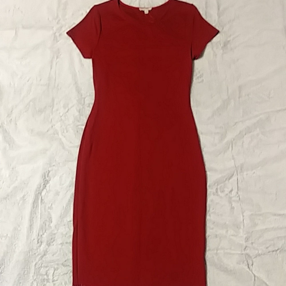 Rolla Coaster red open back dress